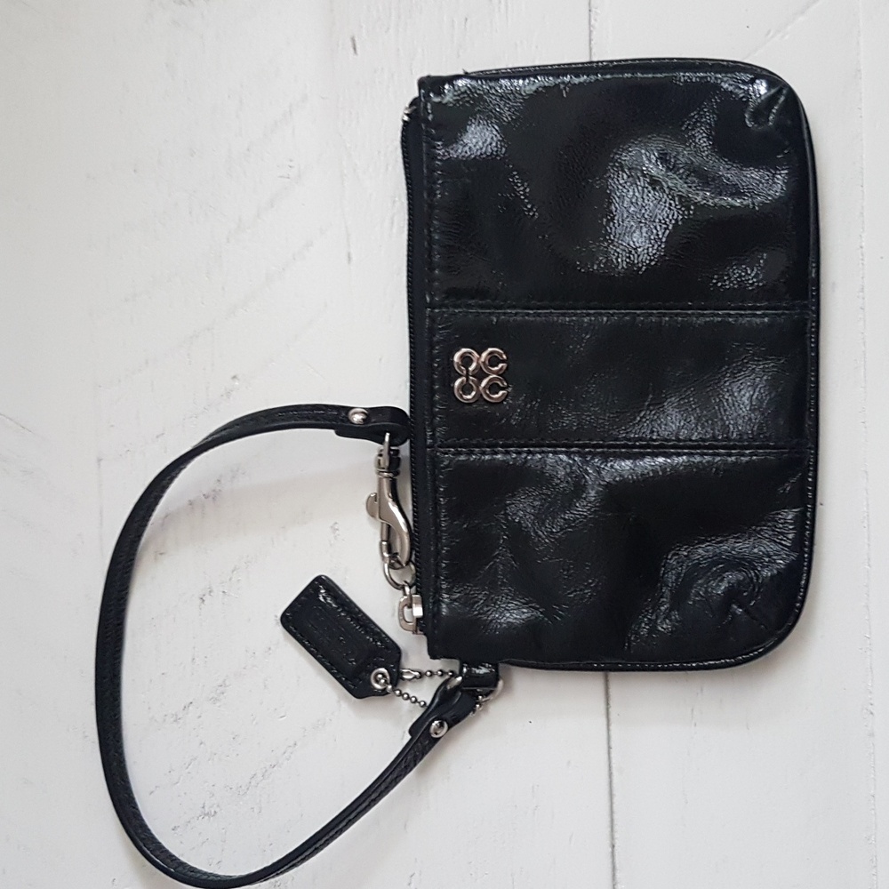 Coach Leather Wristlet